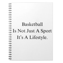 Basketbal verjaardagscadeau voor team met offerte notitieboek