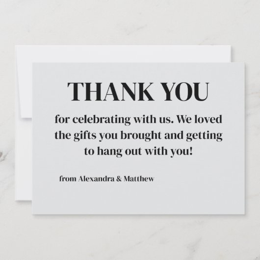 Basketbal verjaardagsfeest, basketbalspeler bedankkaart (Achterkant)