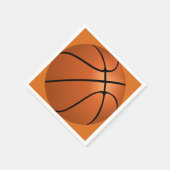 Basketbal Verjaardagsfeest Thema Servet (Hoek)