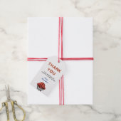 Basketbal verjaardagsfeestje Bedankt Cadeaulabel (Met Touw)
