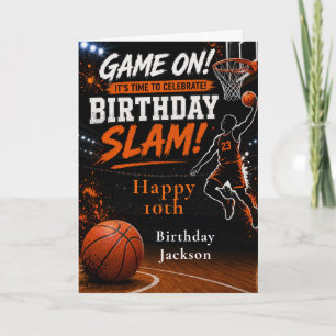 Basketbal Verjaardagsfeestje Kaart