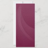 Basketbal verjaardagsfeestje uitnodigen (Maroon &  Kaart (Achterkant)