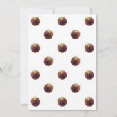 Basketbal Verjaardagsfeestuitnodigingen Kaart (Achterkant)