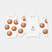 Basketbal verjaardagsgunstdozen bedankdoosjes (Uitgevouwen)