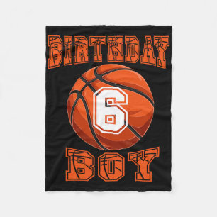 Basketbal - Verjaardagsjongen 6 jaar oud 6e verjaa Fleece Deken