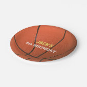Basketbal Verjaardagspapier Bord (Gekanteld)