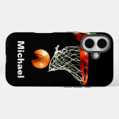 Basketbal vervangen door Jouw naam Case-Mate iPhone Case (Achterkant (horizontaal))