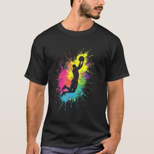 Basketbal Vibrant T-shirt (Voorkant)