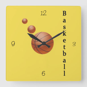 Basketbal Vierkante Klok