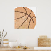basketbal vintage poster (Keuken)