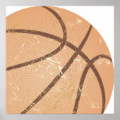 basketbal vintage poster (Voorkant)