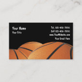 Basketbal Visitekaartje (Voorkant)