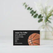 Basketbal Visitekaartje (Staand voorkant)