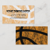 basketbal visitekaartje (Voorkant / Achterkant)