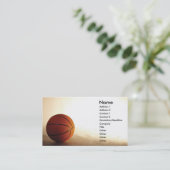 Basketbal Visitekaartje (Staand voorkant)