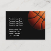 Basketbal Visitekaartje (Achterkant)