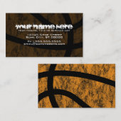 basketbal visitekaartje (Voorkant / Achterkant)