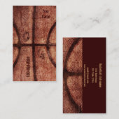 basketbal visitekaartje (Voorkant / Achterkant)