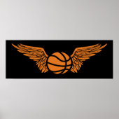 basketbal : vleugels poster (Voorkant)
