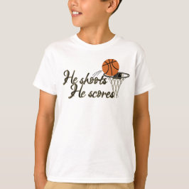 Basketbal Vneck T-shirt