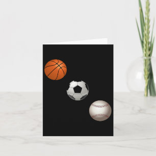 Basketbal Voetbal En Honkbal Zijn Mijn Favoriete S Kaart