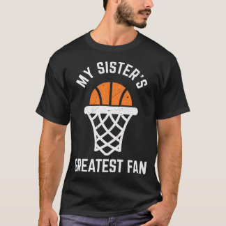 Basketbal voor broertje en zusje t-shirt