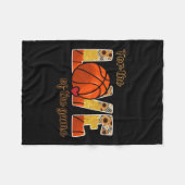 Basketbal voor de liefde van het spel fleece deken (Voorkant (Horizontaal))