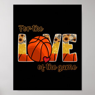 Basketbal voor de liefde van het spel poster