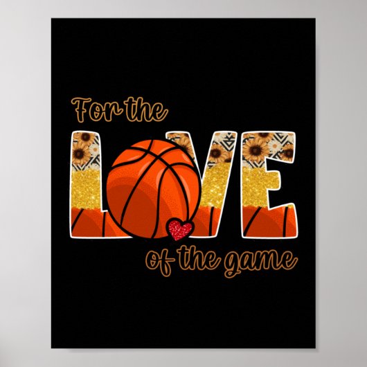 Basketbal voor de liefde van het spel poster (Voorkant)