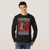 Basketbal voor kerst t-shirt (Voorkant volledig)