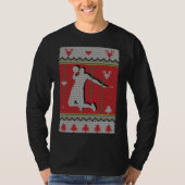 Basketbal voor kerst t-shirt (Voorkant)