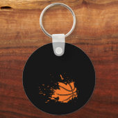 Basketbal voor liefhebbers sleutelhanger (Voorkant)