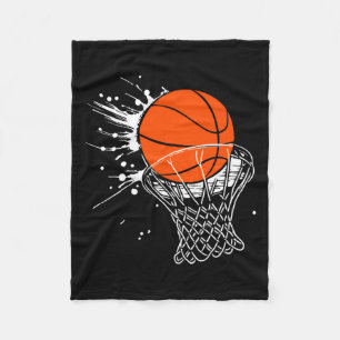 Basketbal voor mannen jongens vrouwen _1 fleece deken