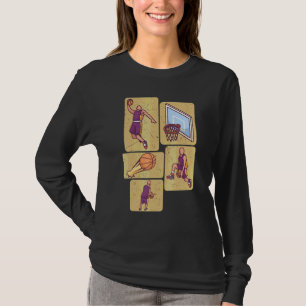 Basketbal Voor Meisjes Coach Meisjes Basketbalster T-shirt