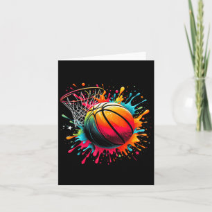 Basketbal Vrolijk Kerstmis Basketbal Liefhebber Xm Kaart
