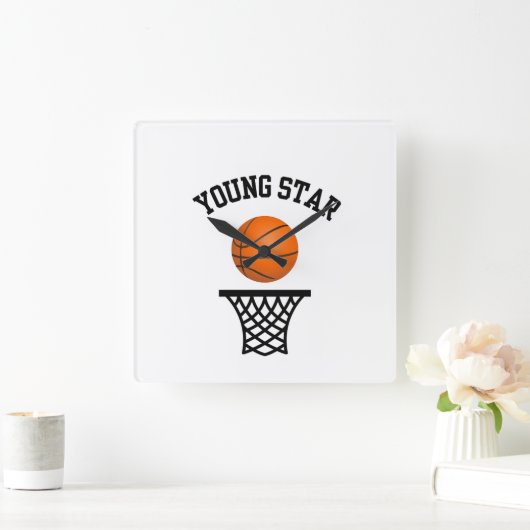 Basketbal wandklok (Huis)