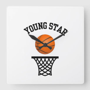 Basketbal wandklok