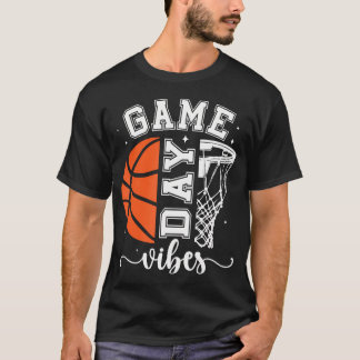 Basketbal Wedstrijd Dag Sfeer Wedstrijd Dag Basket T-shirt