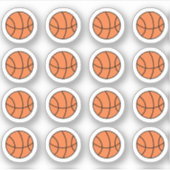 Basketbal Wedstrijd Dag Sport Training Bujo Planne Sticker (Voorkant)