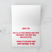 "Basketbal, wie dan ook?" Verjaardagskaart Kaart (Binnen)