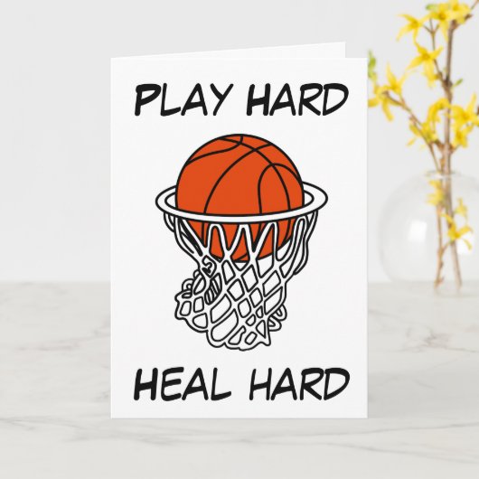 Basketbal wordt snel goed kaarten (Gele Bloem)