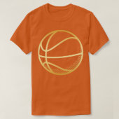 Basketbal Workout T-shirt (Design voorkant)