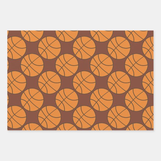 Basketbal Wrapping Papier Set Inpakpapier Vel (Voorkant 3)