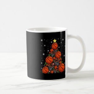 Basketbal Xmas Tree Lights Santa Basketbal Chris Koffiemok