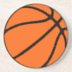 basketbal zandsteen onderzetter