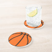 basketbal zandsteen onderzetter (Zijkant)
