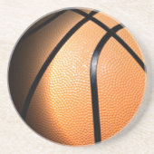 Basketbal Zandsteen Onderzetter (Voorkant)