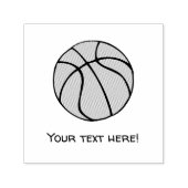 Basketbal Zelfinktende Stempel (Design)