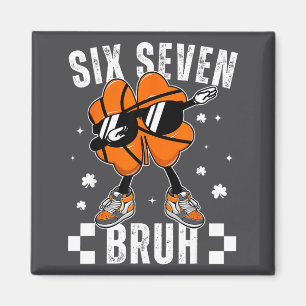 Basketbal Zes Bruh Pyjama Zeven Shamrock St 67 Pa Magneet