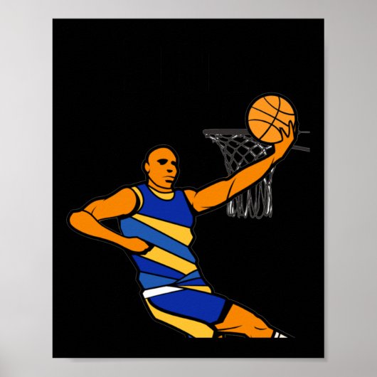Basketbal zit er op poster (Voorkant)